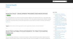 Desktop Screenshot of centralhealthclinic.com