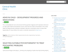 Tablet Screenshot of centralhealthclinic.com